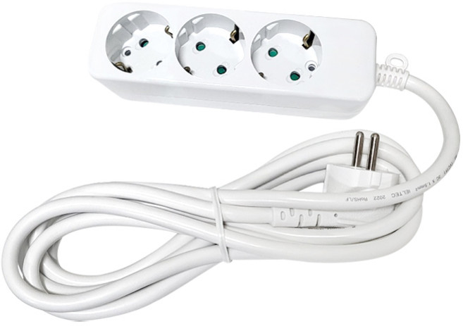 다조아멀티탭 안전멀티탭 가정용 멀티탭 연결선 멀티콘센트 일자코드 멀티코드 KC인증 일반접지형 일반멀티탭 접지멀티탭 일자멀티탭 전기멀티탭 실내멀티탭 신성전기, 신성 안전멀티탭 3구 16A 7.5M, 1개