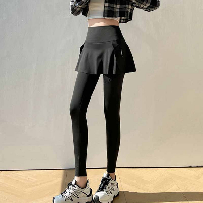 치마 레깅스 여성 헬스복 치마 일체형 레깅스
