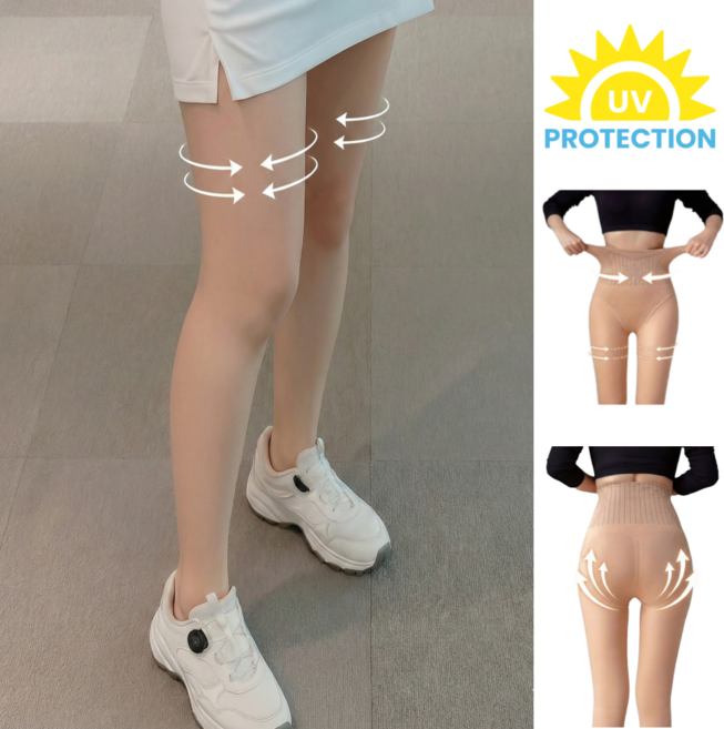 버디프로 몸매보정 골프스타킹 uv차단 고리형, 1개, 스킨색
