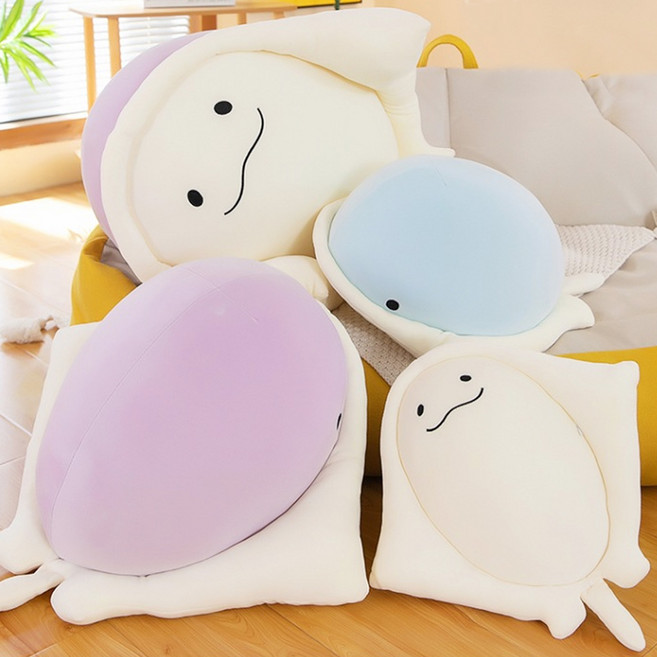 대형 가오리인형 동물 캐릭터인형 모찌쿠션 바디필로우 조카선물 2size, 가오리인형 40cm (퍼플)