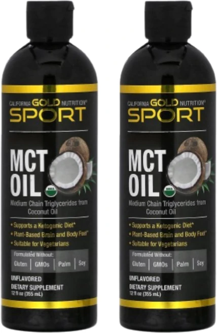캘리포니아 골드 뉴트리션 CGN MCT 오일 355ml 2통, 2개 - 쿠팡