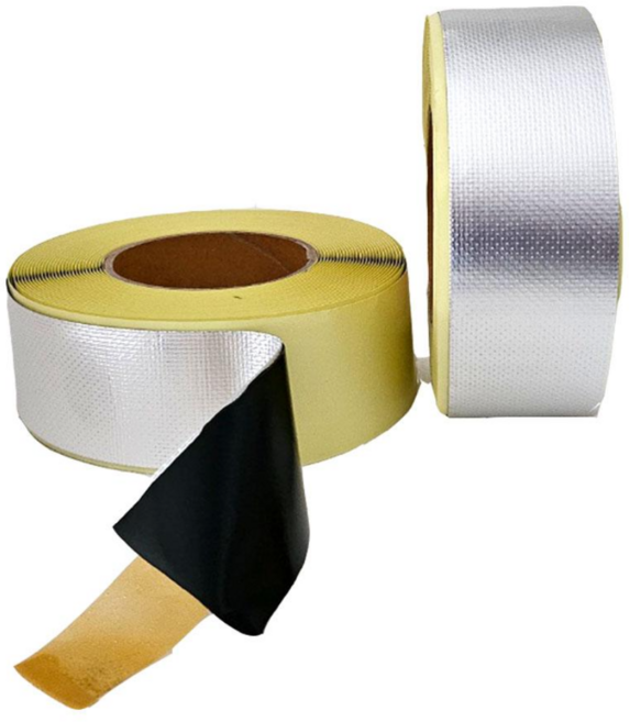 국내생산 부틸방수테이프 옥상 렉산 판넬 지붕 보수 누수방지 강력접착 간편방수, 복합시트 은색, 1개, OT510 폭5cm 길이10m 두께1.0mm