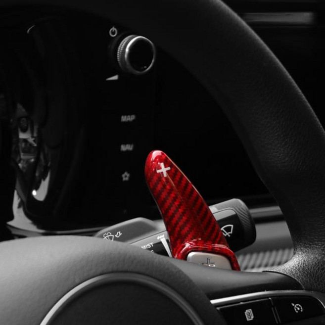 유투카 호환 K5 DL3 페이스리프트 튜닝 리얼카본 패들쉬프트 연장킷, 리얼카본 패들쉬프트[레드] 2P