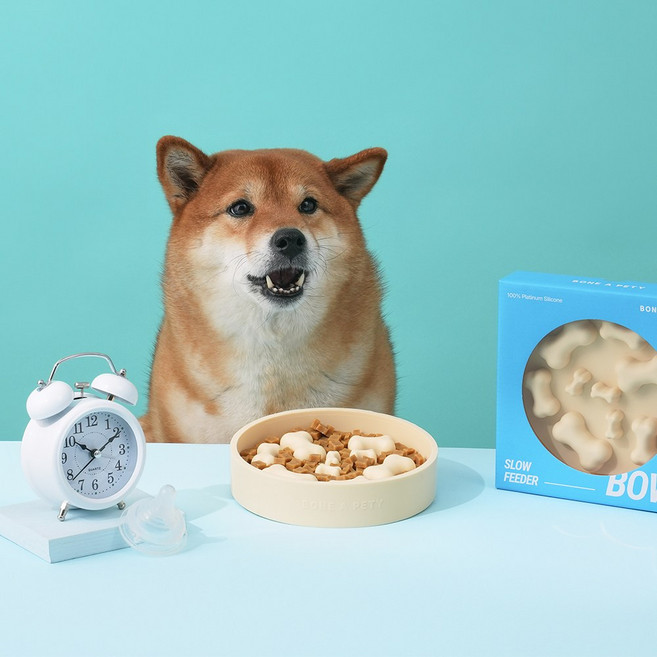 본아페티 백금 실리콘 급체방지 식기 안전한 강아지 고양이용 슬로우 플래티넘 2개, 본아페티 백금 실리콘 급체방지 식기 안전한 강아지 고양