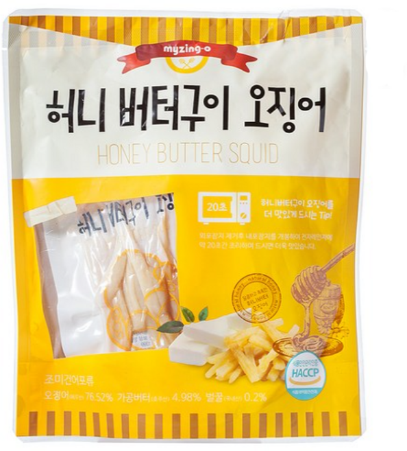 마이징오 허니 버터구이 오징어, 180g, 1개