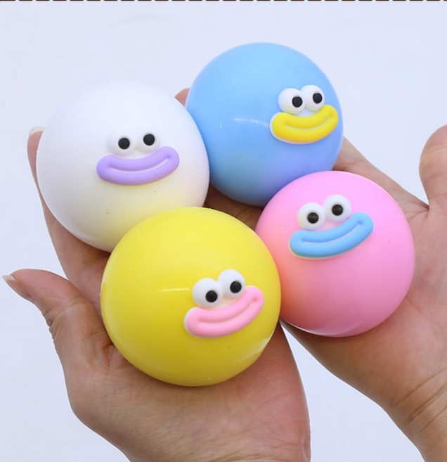 미니빵쑥이 빵떡말랑이 미니 말랑이 스트레스볼, 1개, 옐로우