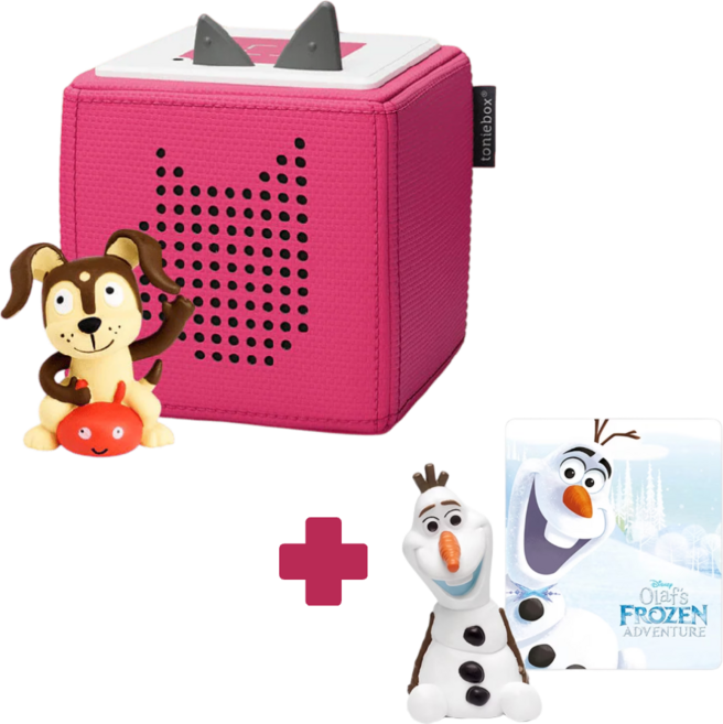 아기 잠자리 동화 toniebox 토니스 토니박스 스타트세트 유아용 스크린 프리(SCREEN-FREE) 오디오 플레이어, 스타트+겨울왕국 올라프 캐럭터