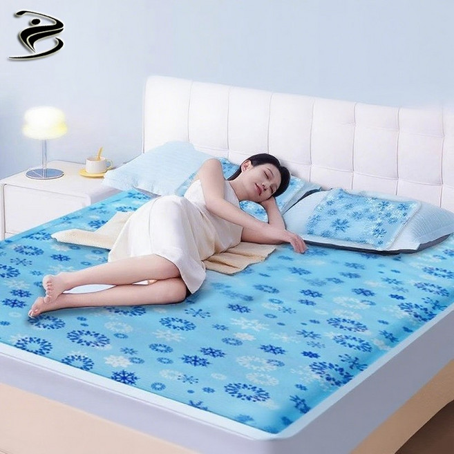 복나이트 양면 침대 냉감패드 소프트 소파 방석 쿨링 듀라론쿨매트 아이스 젤 쿨링매트 다기능 강아지 쿨매트, 70x170CM