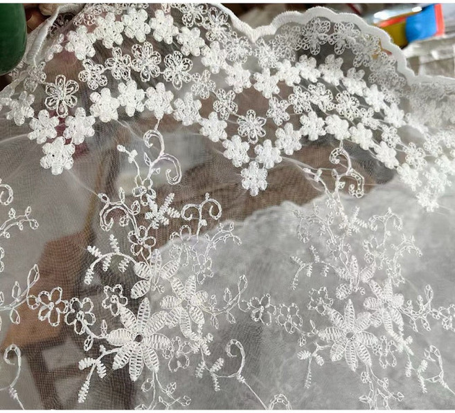 蕾絲包花紗 花束包裝材料 DIY材料 乾燥花鮮花包裝, A款小花（蕾絲）30*100cm 一入