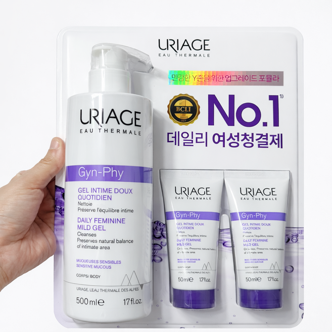 코스트코 유리아쥬 진피 데일리 페미닌 마일드 젤 여성청결제 500ml + 50ml + 50ml 사은품증정, 1개