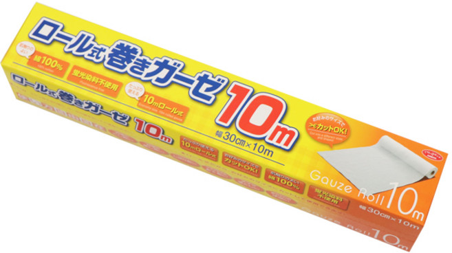 AIMEDIA 잘라쓰는 면포 면보 면가제 10m 거즈 롤, 1개