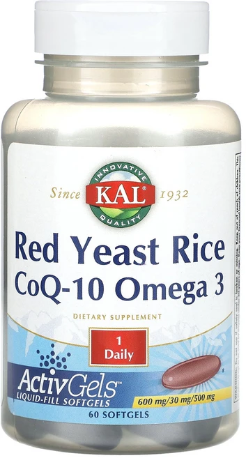KAL 홍국 CoQ-10 오메가3 소프트젤 60정 KAL (칼), 1개 - 쿠팡