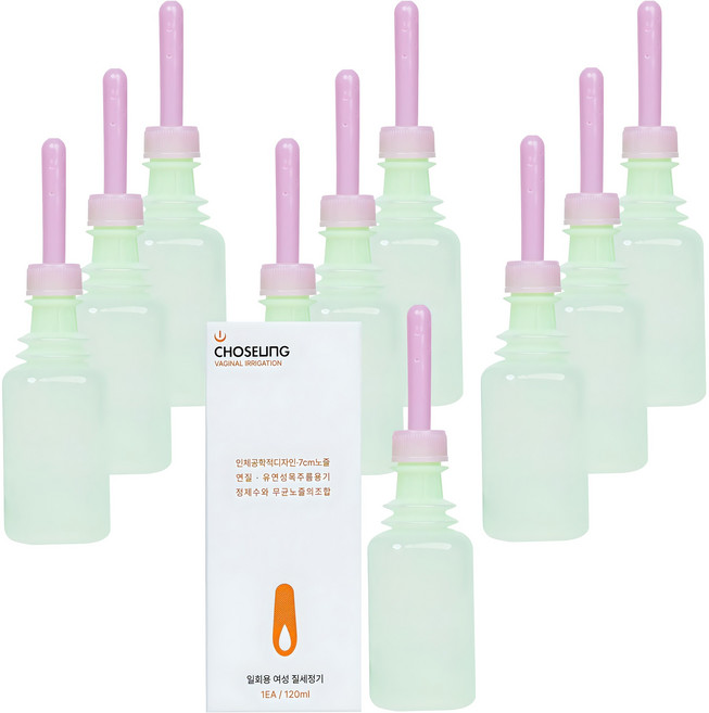 초승 일회용 여성청결제, 120ml, 10개