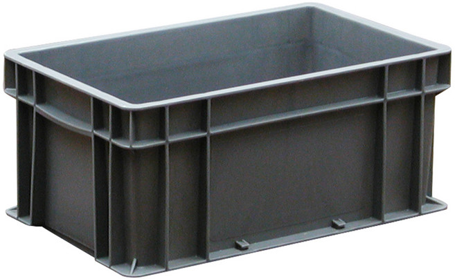 공룡플라스틱 플라스틱박스 공구 보관 수납 용기 컨테이너 콘티 부품상자 공구상자2호 5개, 공구상자(중) 5개 묶음(회색), 1세트