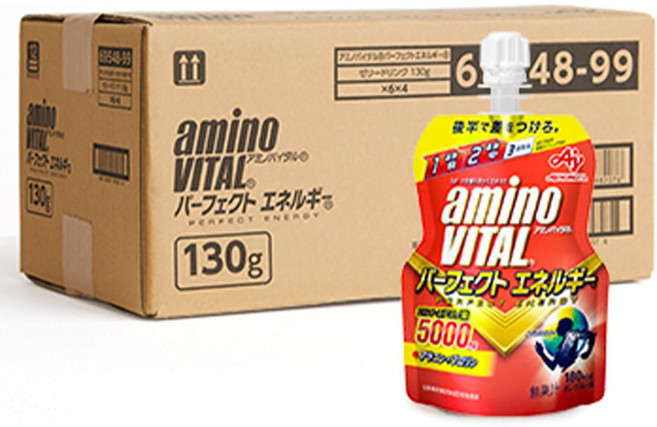 아미노바이탈5000 퍼펙트 에너지젤 드링크 130g 12팩, 4세트