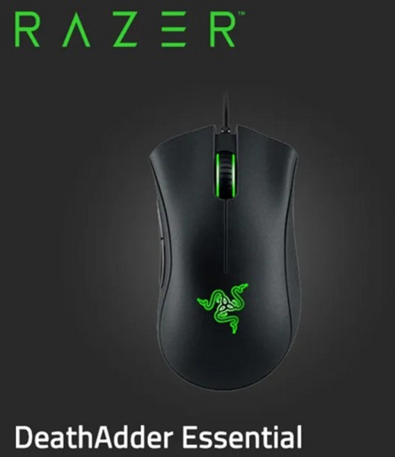 Razer DeathAdder Essential 滑鼠, 黑色