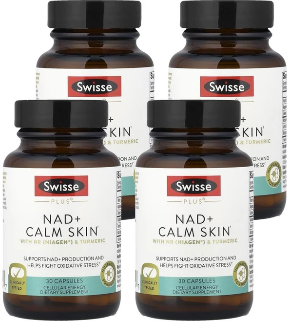 스위스 플러스 NAD+ 캄 스킨 Swisse Plus NAD+ Calm Skin 30정, 4개 - 쿠팡