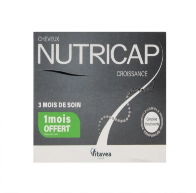 Nutrisante Vitavea 프랑스 정품 뉴트리상테 비타베아 뉴트리캡 크루아상스 90정 (모발 성장), 1개 - 쿠팡