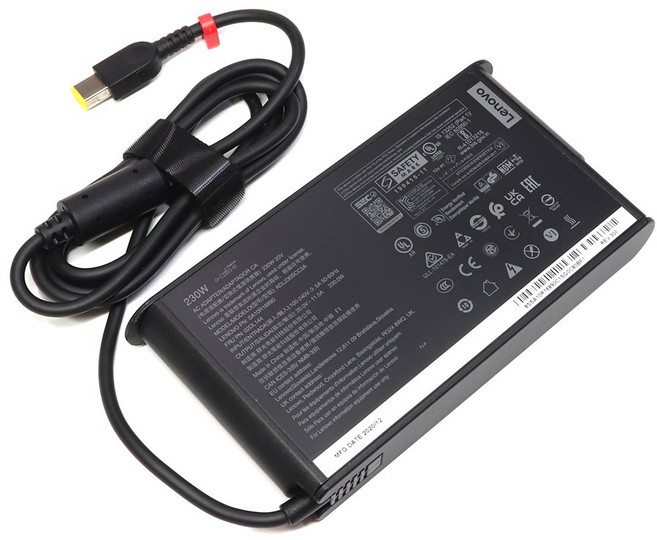 레노버 Lenovo 230W 슬림팁 게이밍 노트북 정품 전원 라운드 어댑터 케이블포함 5i 15IMH I7 81Y600M2KR, 어댑터+케이블, 1개