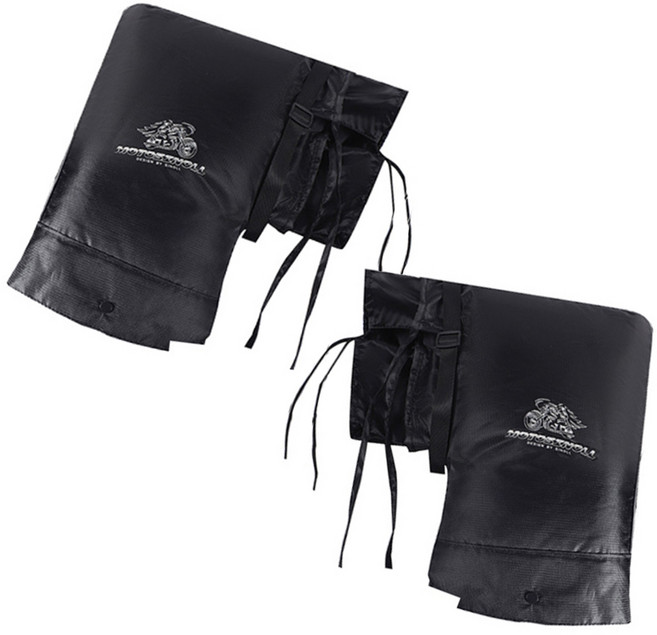 오토바이 두툼한 방한토시 따듯한 핸들토시 스쿠터 배달대행 겨울용품, 차콜블랙 도톰토시 단품