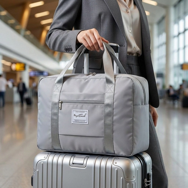 에벤 여행용 접이식 보스턴백 캐리어 결합 보조가방