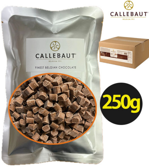 [벨기에산] 칼리바우트 밀크 청크 초콜릿 깔리바우트 초코칩 밀크초코렛 우유맛초코, 1개, 250g