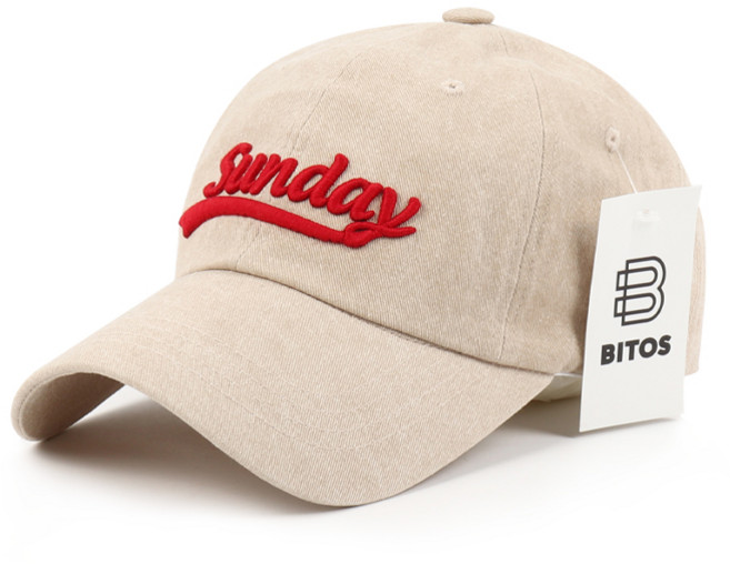비토스 선데이 볼륨자수 볼캡 야구모자