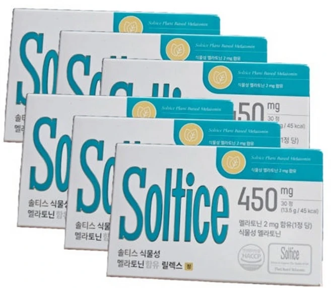 솔티스 식물성 멜라토닌 함유 릴렉스 정, 1개, 30정 - 쿠팡
