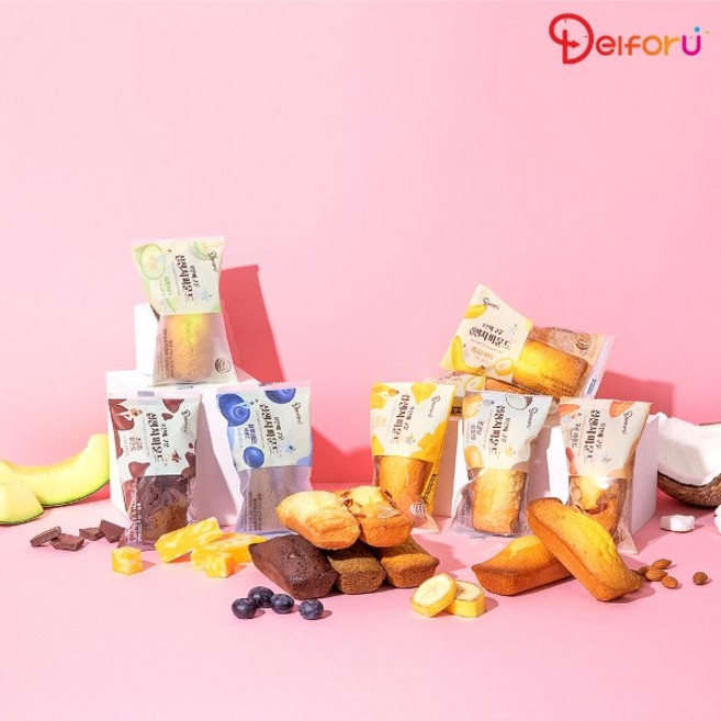 델포유 [델포유] 오븐에 구운 십센치파운드 5종 15입, 50g, 15개