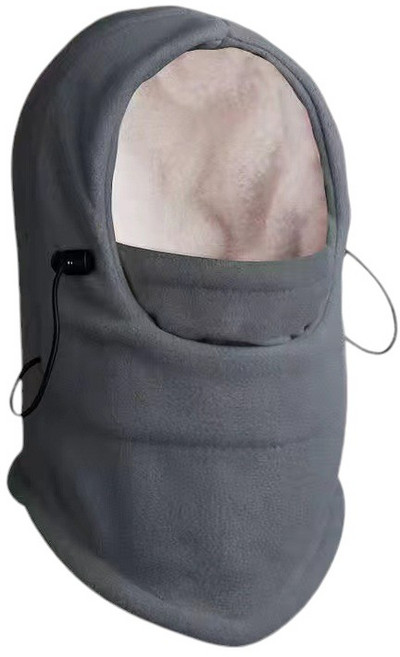 믿추 기모 바라클라바 후드넥워머 오토바이 방한, 벨벳그레이, 1개