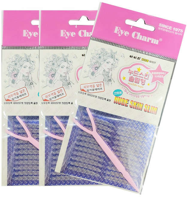뷰티엔 아이참 누드스킨 슬림형 쌍꺼풀테이프, 3개