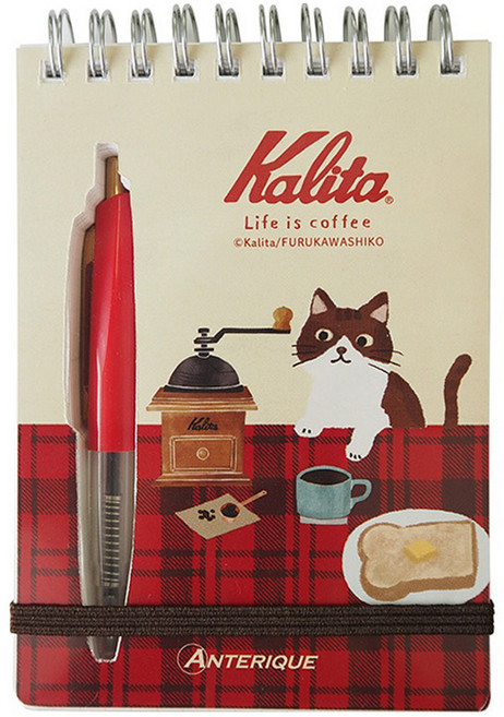 Kalita Scribble 筆記本 B7 ME7R, 1個, 紅色