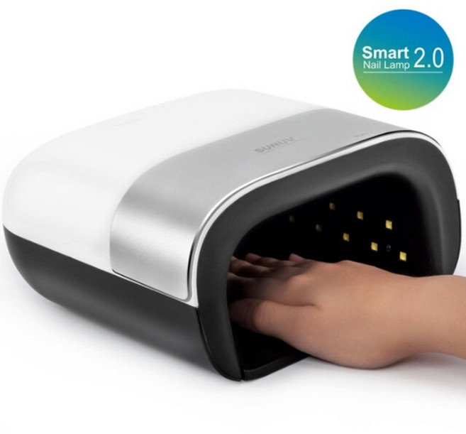 UV 네일램프 젤 네일 램프 드라이어 스마트 2.0 48w uv led 디지털 타이머 디스플레이 건조기, 태양3