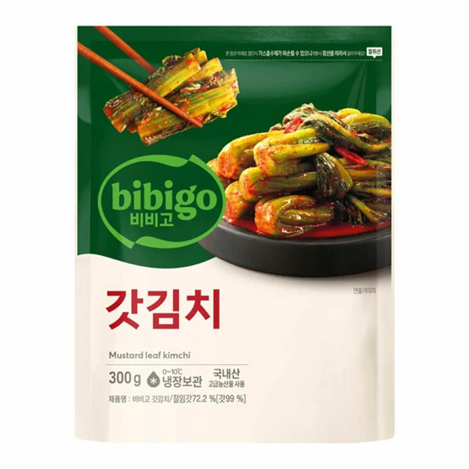 비비고 갓김치, 300g