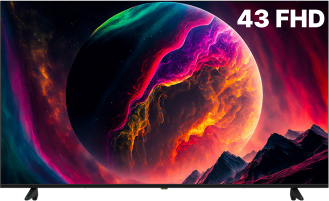 트루비 43인치 FHD LED TV TRF430 FHD, 고객직접설치, 스탠드형, TRF430FHD, 109cm(43인치)