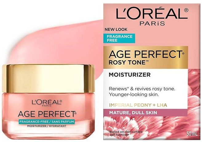 로레알 L'Oreal 파리 스킨케어 에이지 퍼펙트 로지 톤 무향 페이스 모이스처라이저 1.7온스 LHA 136976, L'Oreal 파리 스킨케어 에이지 퍼펙트 로지 톤 무, 1, 50ml