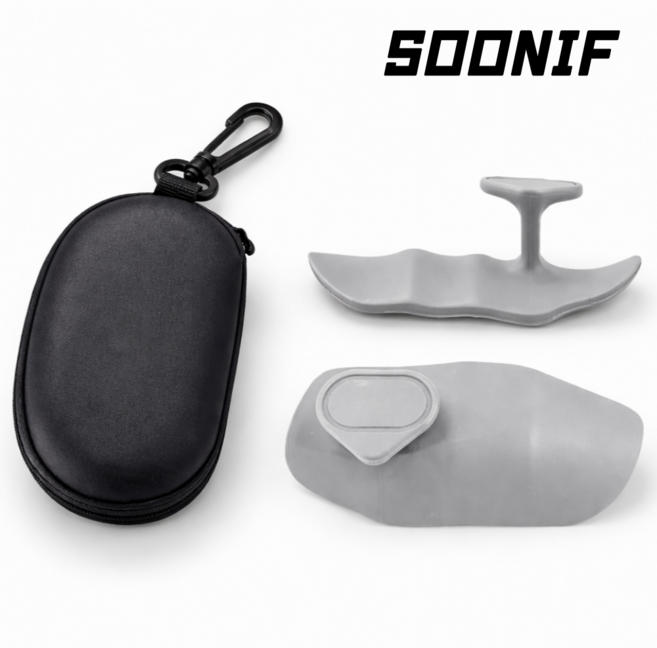 수니프 헬스 굳은살 방지 실리콘 장갑 패드 그립, 그레이, 1세트