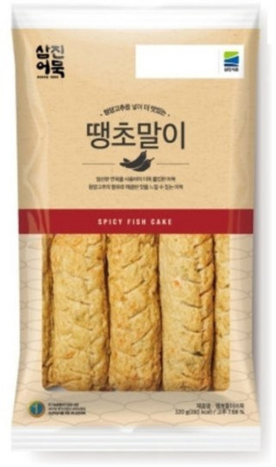 삼진어묵 땡초말이어묵, 10개, 320g