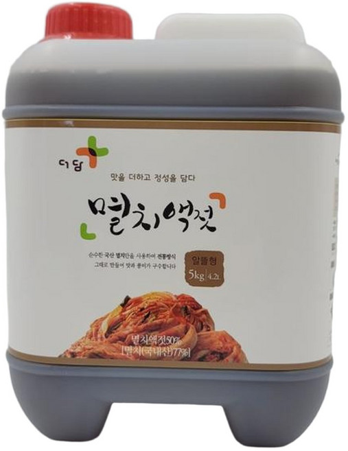 얌얌마켓 더담 멸치액젓 5kg 대용량 아이템 가성비, 1개