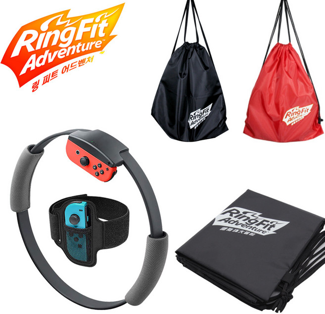 닌텐도 스위치 링피트 링콘 파우치 주머니 가방 더스트백, 실버 더스트백, 1개