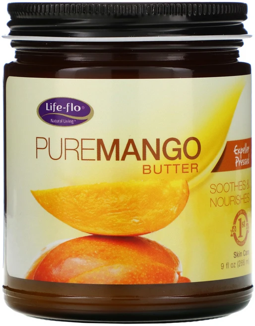 Life-flo 퓨어망고 버터 익스펠러 프레스트 9 액량 온스 (266 ml) 2팩, 1개 - 쿠팡