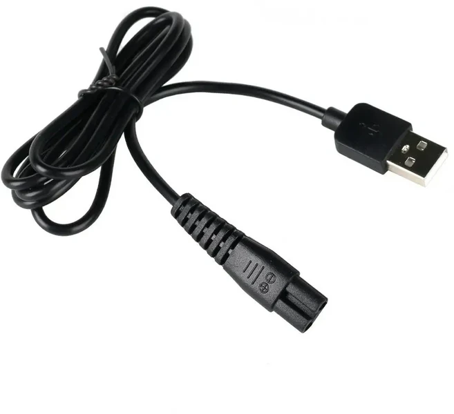 1-10개 2m 12V DC 2핀 케이블 플러그 와이어 범퍼 교체 어댑터 샤오미 미지아 전기 면도기 MJTXD01SKS, 04 검정색