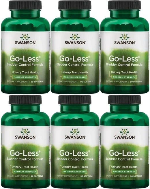 스완슨 Go-Less Bladder Control Formula, 6개, 90정 - 쿠팡