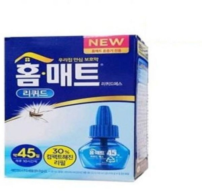 홈매트 리퀴드 45일 리필형 모기 벌레잡기 날파리, 상세페이지 참조, 1개