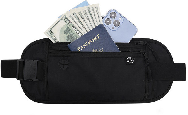 젤리펀트 여행용 RFID해킹 개인정보 차단 소매치기방지 안전복대 전대