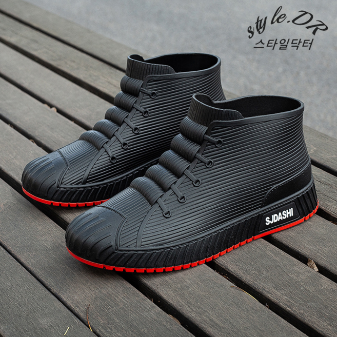 스타일닥터 남자 레인부츠 신형 미끄럼방지 워킹슈즈 낚시화 낮은 신발