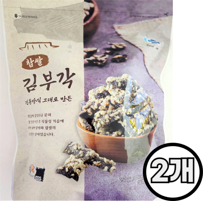 코스트코 찹쌀 김부각, 250g, 2개