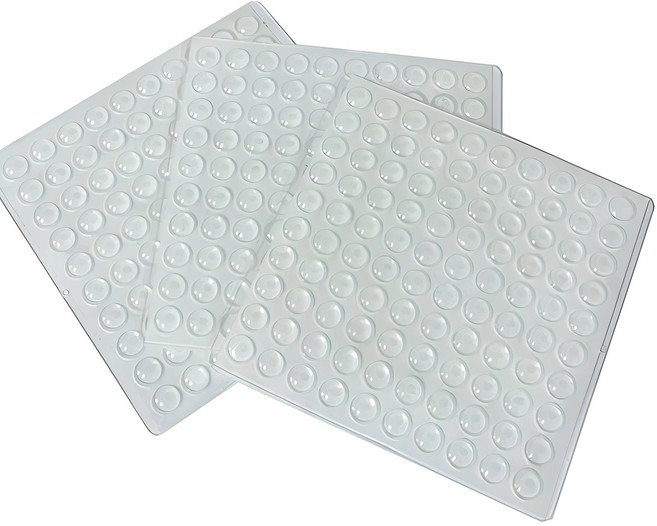 쓰리엠 충격방지패드 100P 3장 투명 패드 고무쿠션 문쾅방지 다용도 스티커, 3개