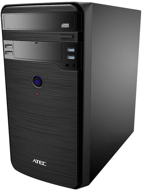에이텍 정품 윈도우10탑재 사무용 PC 컴퓨터 (i5-6500 / RAM 4GB / SSD 128GB), A6TBCCH, WIN10 Pro, 120GB, BK