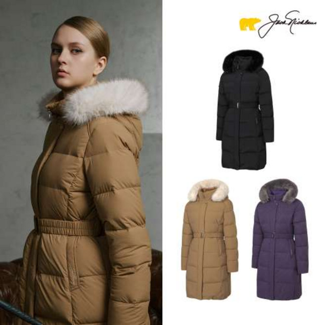 [잭니클라우스] 여성 후드탈부착 덕다운 패딩 3컬러 택1